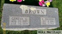 Geneva G. Brown