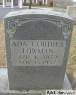 Ada Cordies Lowman