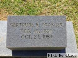 Annie Gertrude Kersh Traxler