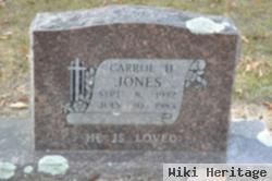 Carrol H Jones