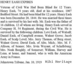 Pvt Henry Eash