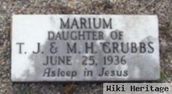 Marium Grubbs