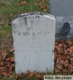 John K Herr