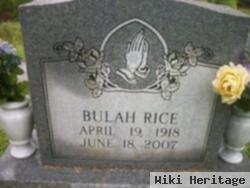 Bulah Rice