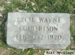 Cecil Wayne Culbertson