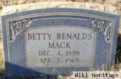 Elizabeth Estelle "betty" Renalds Mack