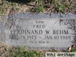 Ferdinand W. "fred" Behm