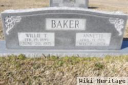 Willie Thomas Baker