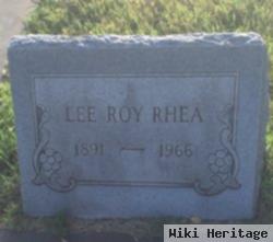 Lee Roy Rhea