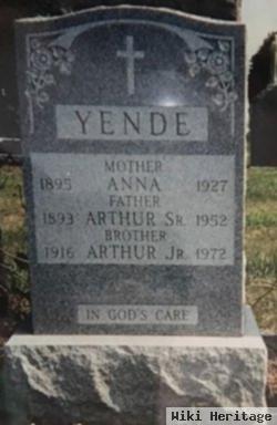 Arthur "sonny" Yende, Jr