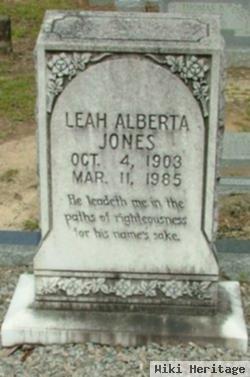 Leah Alberta Jones