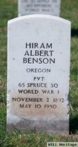 Hiram Albert Benson