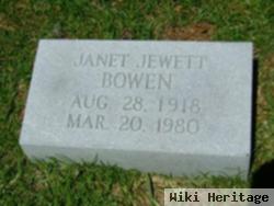 Janet Jewett Bowen