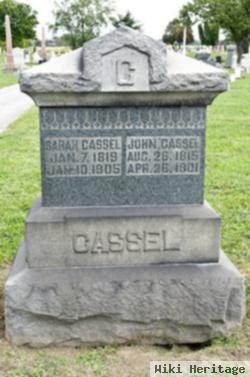 Sarah Ann Stough Cassel