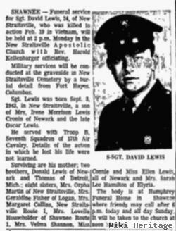 Sgt David H. Lewis