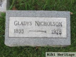 Gladys B Hunt Nicholson