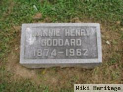 Nannie J Henry Goddard