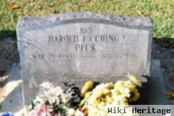 Harold E. "ching" Peck, Sr