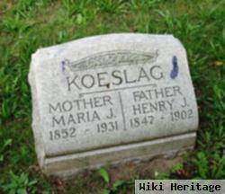 Henry John Koeslag, Sr