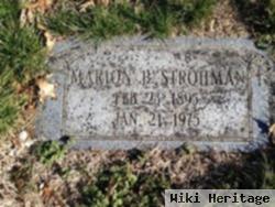 Marion B Strohman