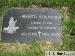 Henrietta Julia Wittman