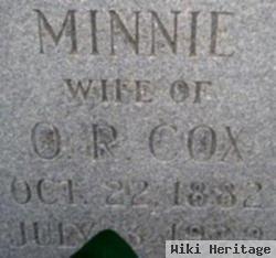 Mrs Minnie Cox