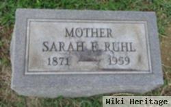 Sarah Edith Ruhl Ruhl