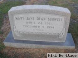 Mary Jane Dean Burwell