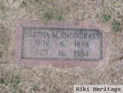 Bertha M Snodgrass