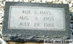 Rue S. Sands Hays