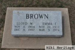 Emma I Whitesell Brown
