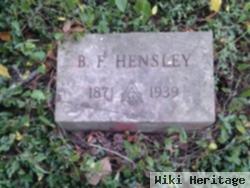 B F Hensley