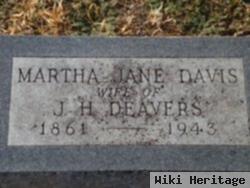 Martha Jane Davis Deaver