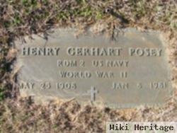 Henry Gerhart Posey