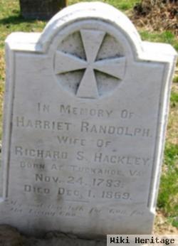 Harriet Randolph Hackley