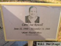 Carol Sue Marshall Rowell