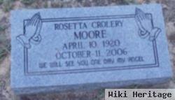 Rosetta Crolery Moore