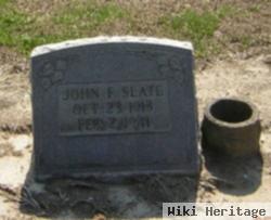 John F Slate