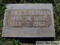 Ethel G Lehman