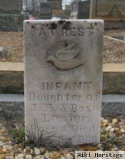 Infant Daughter Lester