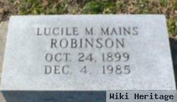 Lucile Mae Mains Robinson