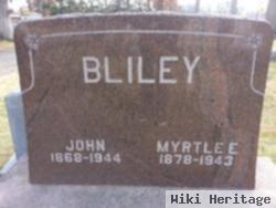 Myrtle E Wiley Bliley