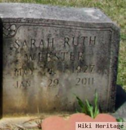 Sarah Ruth Rich Ensley Webster