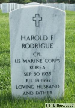 Harold F Rodrigue