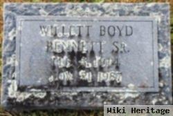 Willett Boyd Bennett, Sr