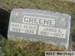 Mary "mollie" Bevan Greene