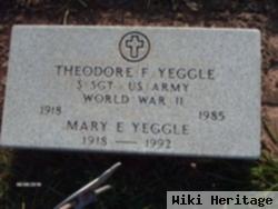 Mary E Yeggle