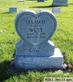 Ollamae Ellen "shorty" Mcdowell West