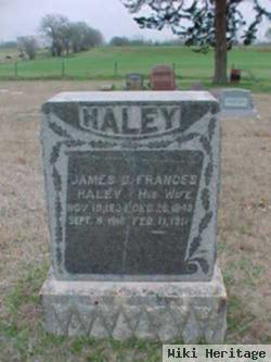 Frances S "fanny" Haley