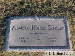 Almeta Honse Snyder